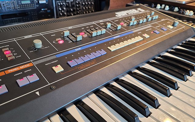 One of Cherry Audio's 1983 Roland Jupiter-6 Reference Systems