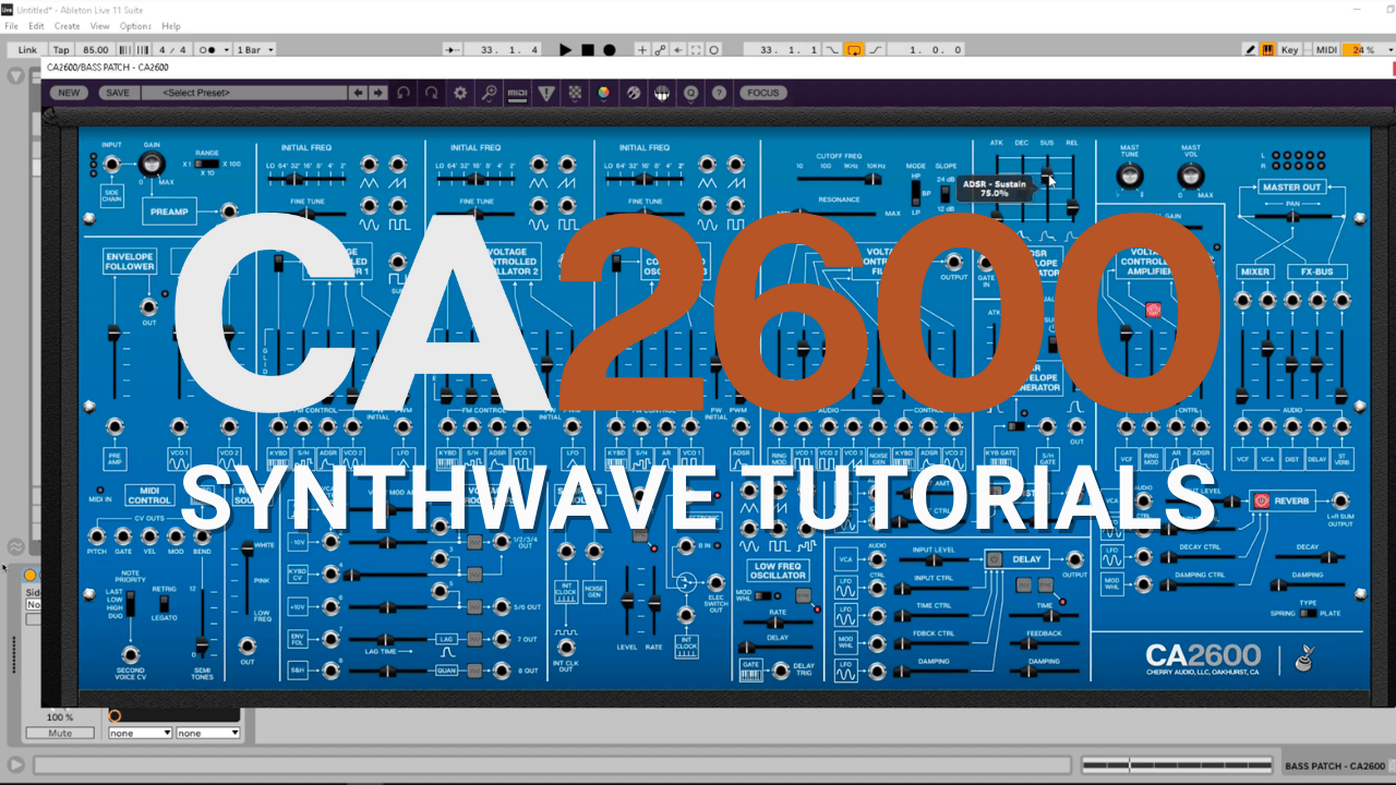 CA2600 Synthwave Tutorials by Floating Anarchy