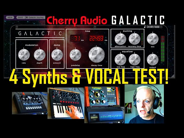Rik Marston Demos Synths and Vocals in Galactic Reverb