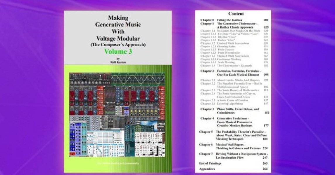 New Book: "Making Generative Music With Voltage Modular" Vol. 3 ...