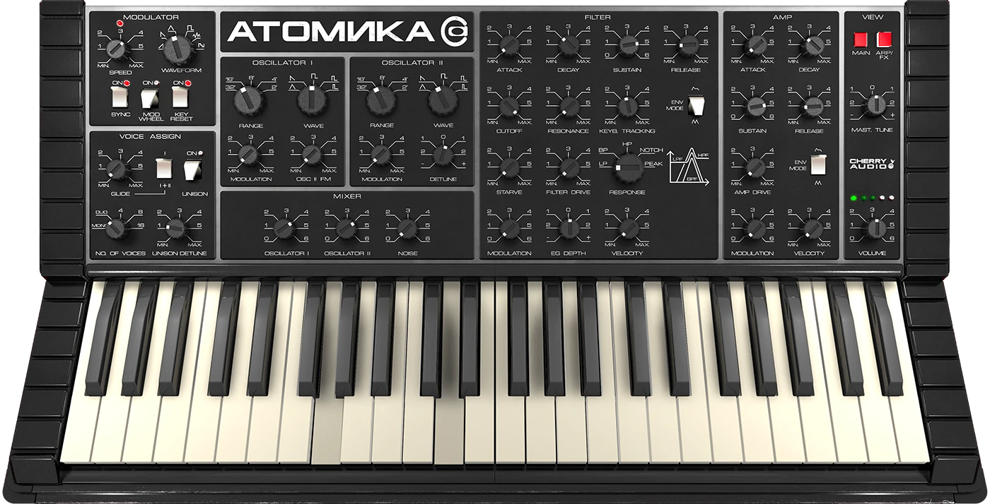 Cherry Audio Atomika Synthesizer - UI