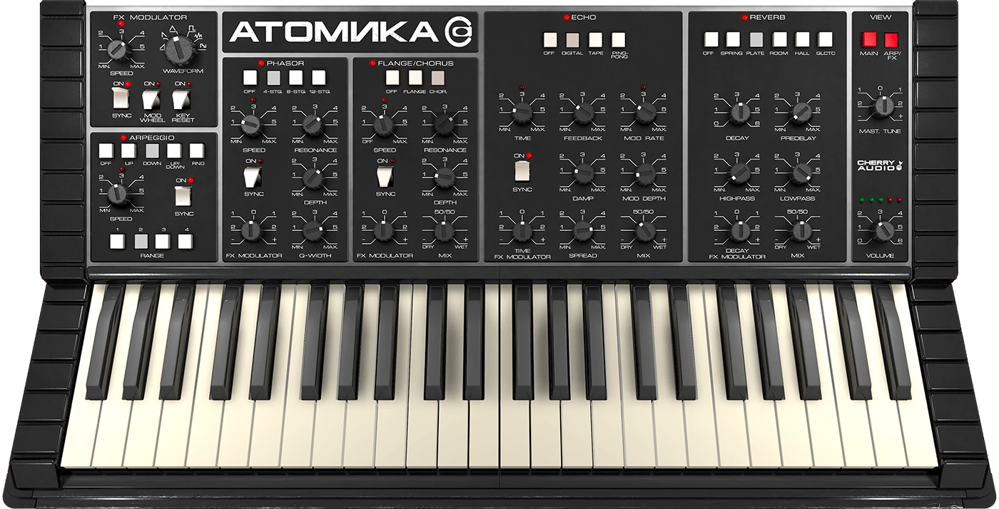 Cherry Audio Atomika Synthesizer - UI